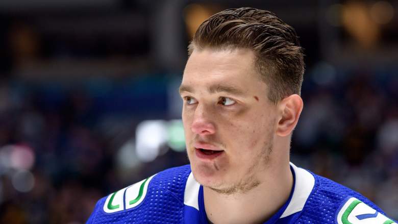 Vancouver Canucks defenseman Nikita Zadorov.