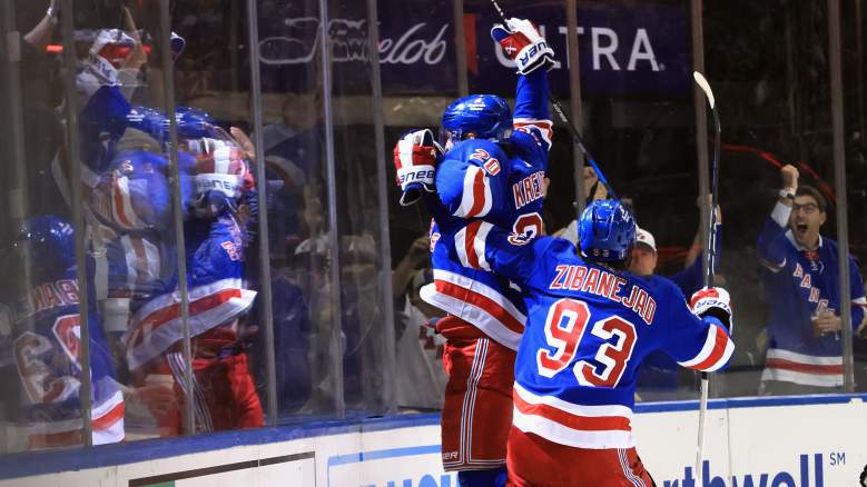 The New York Rangers need to beat the Florida Panthers in back-to-back games to make the Finals.