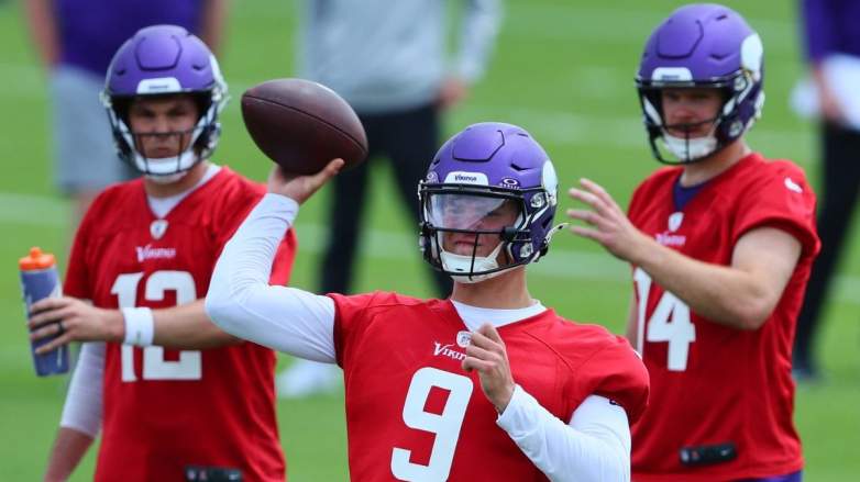 Nick Mullens, J.J. McCarthy, Sam Darnold, Minnesota Vikings