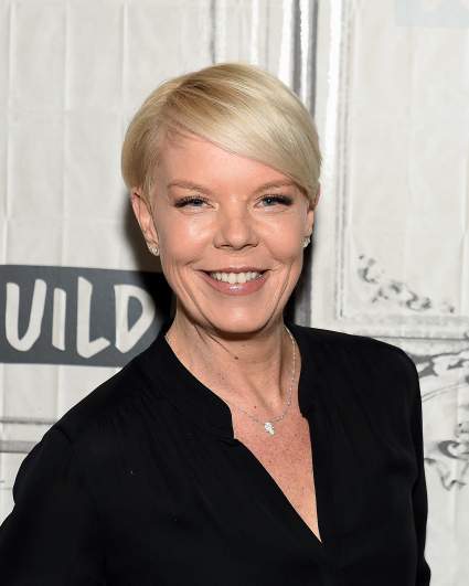 Tabatha Coffey shows off her smile.