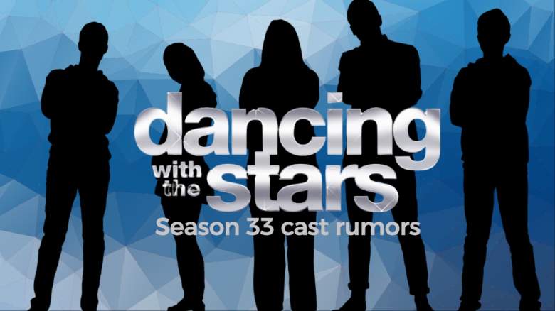 DWTS logo on a silhouette on people.