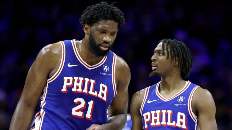 Joel Embiid, Tyrese Maxey, Philadelphia 76ers