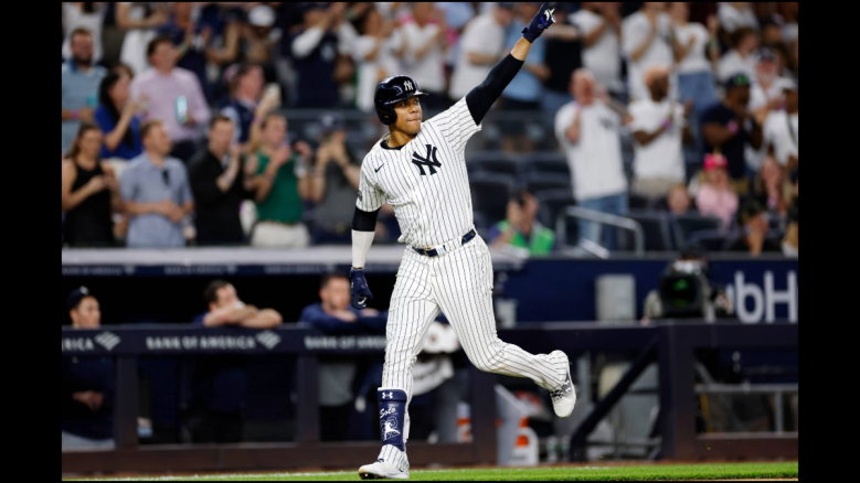 Juan Soto Hits a Home Run at Yankees' Stadium