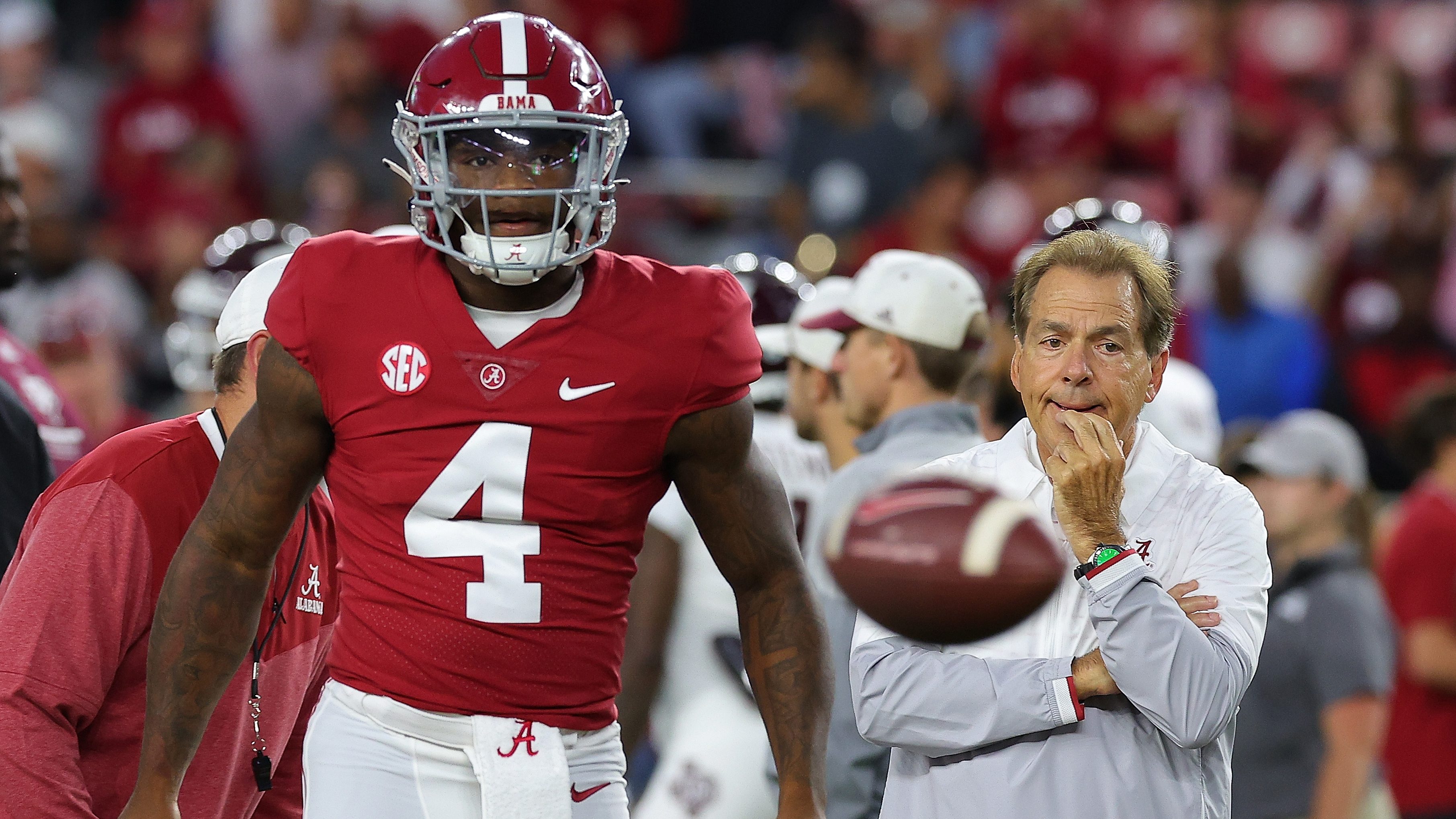 Alabama QB Jalen Milroe On Nick Saban's Retirement