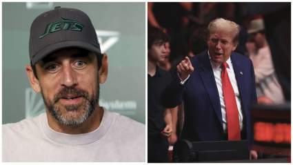 Aaron Rodgers Ignores Donald Trump at UFC 302 in New Jersey, Viral Video Shows