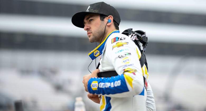 Chase Elliott before practice at Dover.