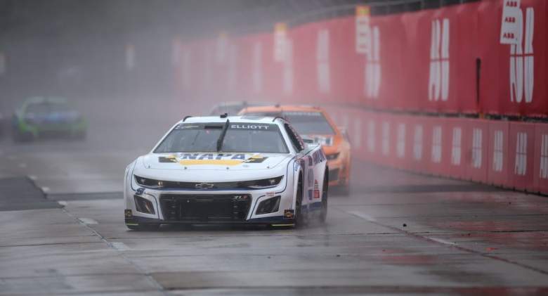 Chase Elliott races in Chicago.