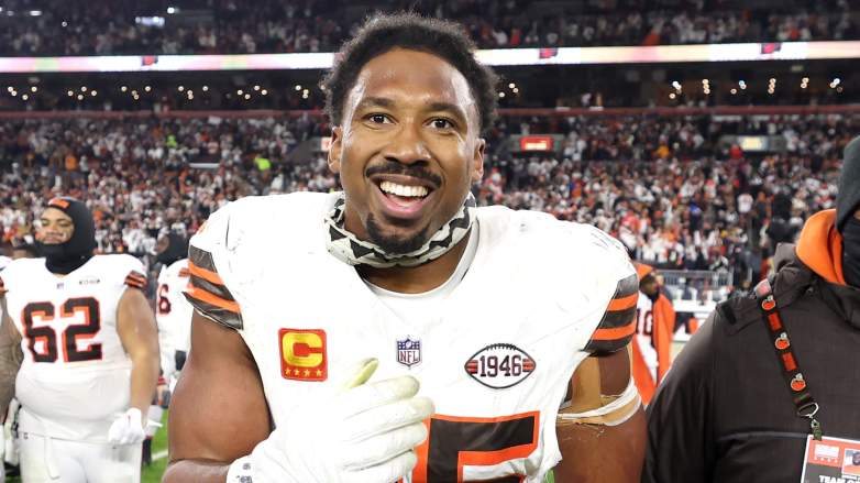 Myles Garrett and the Browns defense has used last year's lopsided playoff loss as motivation.