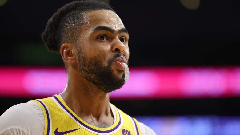 Lakers guard D'Angelo Russell