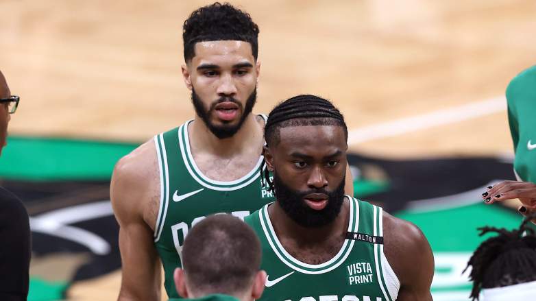 Jayson Tatum did not want to discuss Celtics teammate Jaylen Brown being left off the Team USA roster.