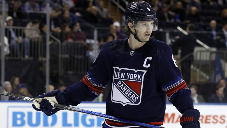 Rangers defenseman Jacob Trouba.