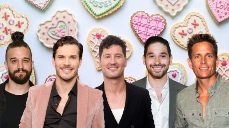 Mark Ballas, Gleb Savchenko, Val Chmerkovskiy, Alan Bersten, and Damian Whitewood.