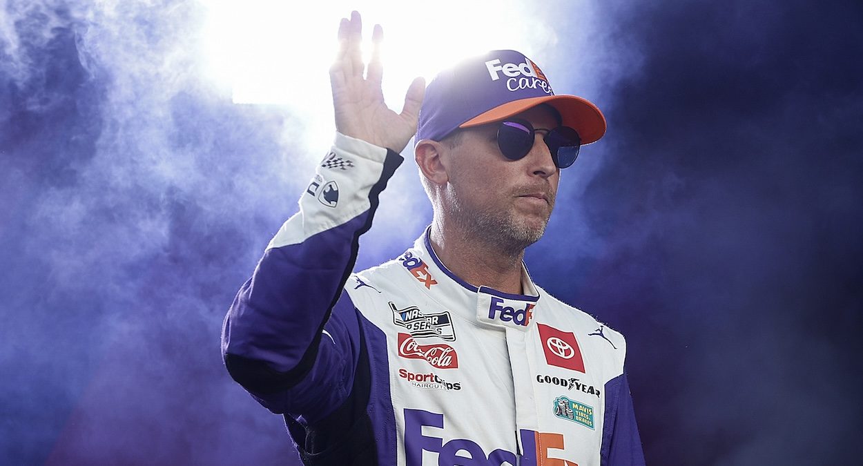 Denny Hamlin Suggests Mike Joy Should Be Replaced in Future - Heavy Sports