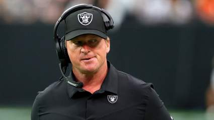 Ex-Raiders HC Jon Gruden Spotted Wearing Rival’s Uniform at Training Camp