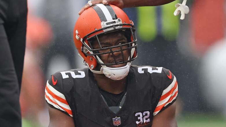 Browns receiver Amari Cooper fired back on social media after being included in trade talks for Brandon Aiyuk.