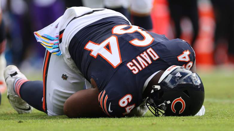 Nate Davis Nate Davis Injury Nate Davis Setback Chicago Bears News