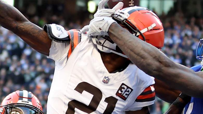 Browns cornerback Denzel Ward is in concussion protocol.