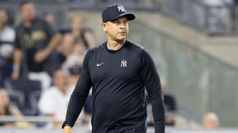 Yankees manager Aaron Boone