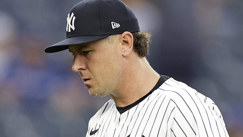 Yankees pitcher Mark Leiter