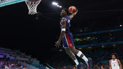 Team USA Superstar’s Jaw-Dropping Dunk Draws Comparisons to Jordan