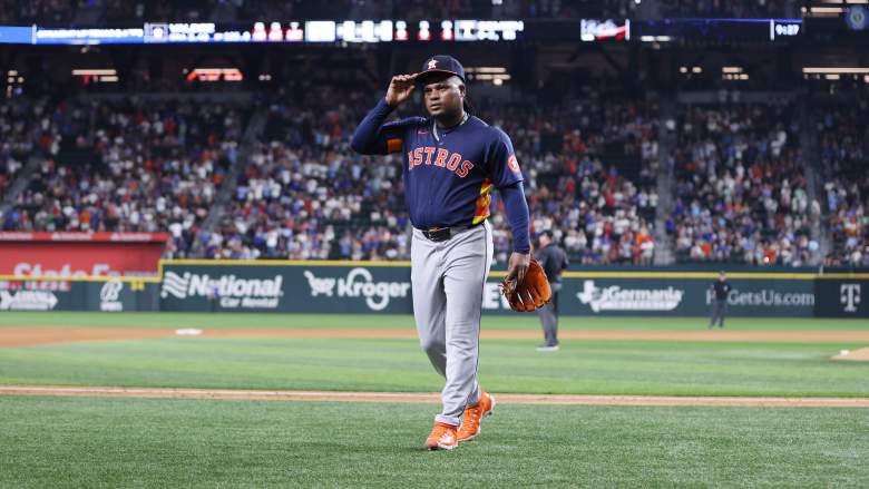 Astros pitcher Framber Valdez