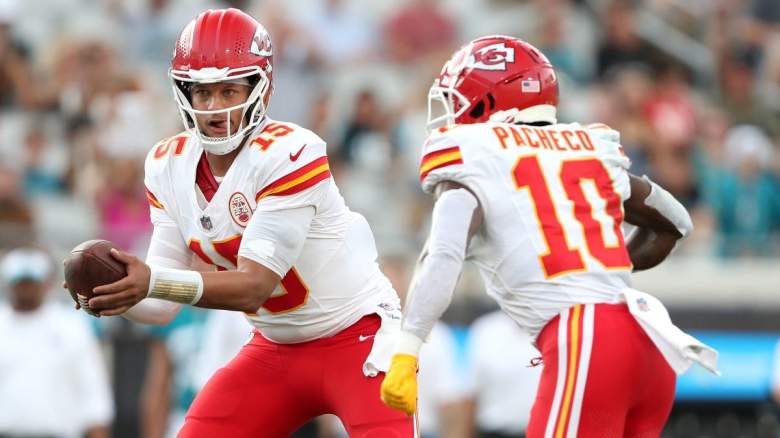 Patrick Mahomes, Isiah Pacheco, Kansas City Chiefs