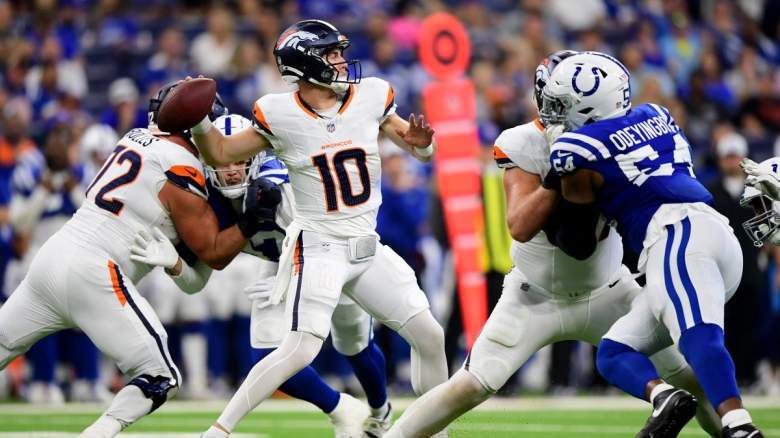 Garett Bolles, Bo Nix, Denver Broncos