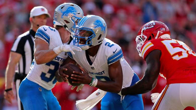 Detroit Lions vs. Kansas City Chiefs.