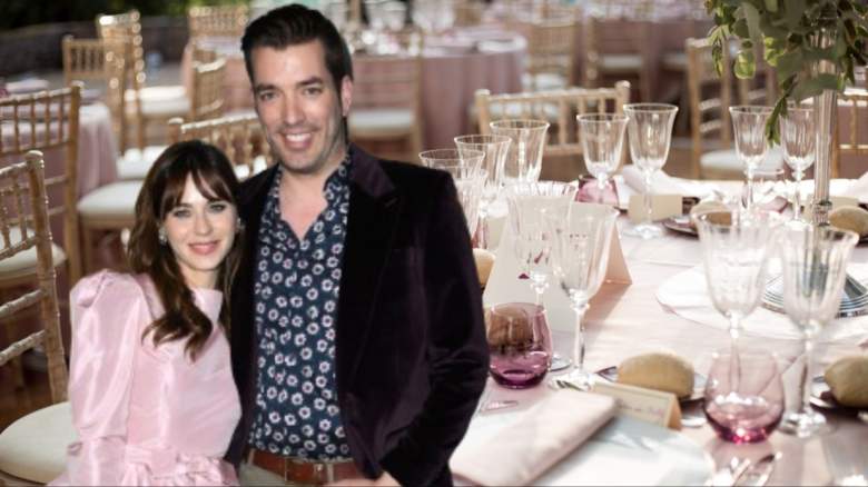 Zooey Deschanel and Jonathan Scott.