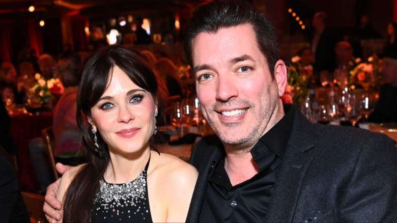 Zooey Deschanel and Jonathan Scott.