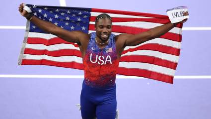 Sprinter Noah Lyles Gets Message From Girlfriend Junelle Bromfield After Gold Medal