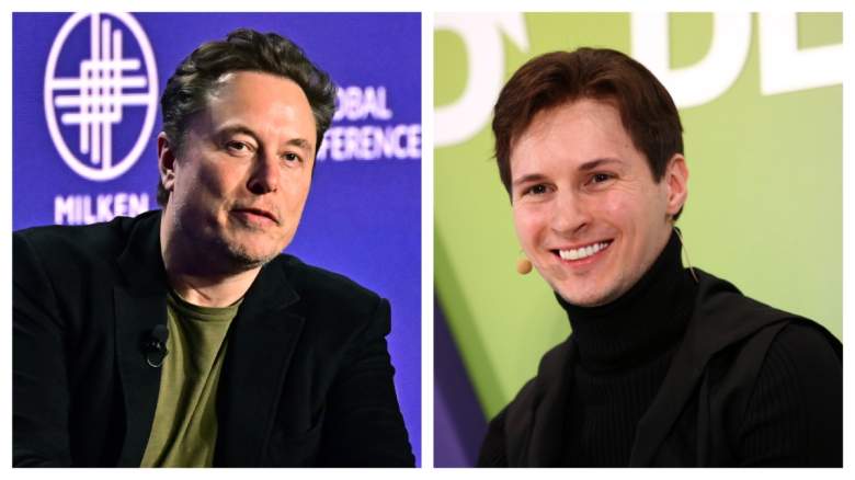 Elon Musk (left) and Pavel Durov (right)