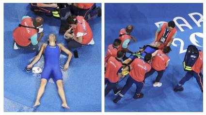 Olympic Swimmer Tamara Potocka Disputes Reason for ‘Scary’ Collapse by Pool