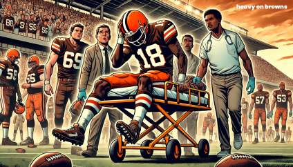 Browns Receiver Carted Off Field Against Jaguars