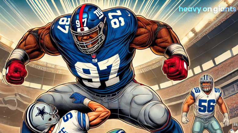 Giants' Dexter Lawrence vs. Cowboys.