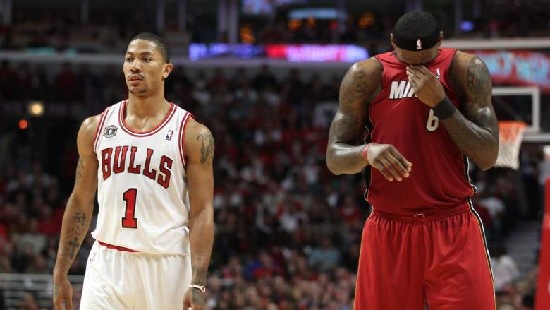 Derrick Rose, LeBron James