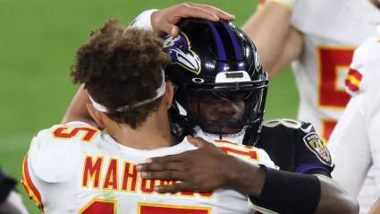 Lamar Jackson’s Comment About Patrick Mahomes Turns Heads Before Kickoff