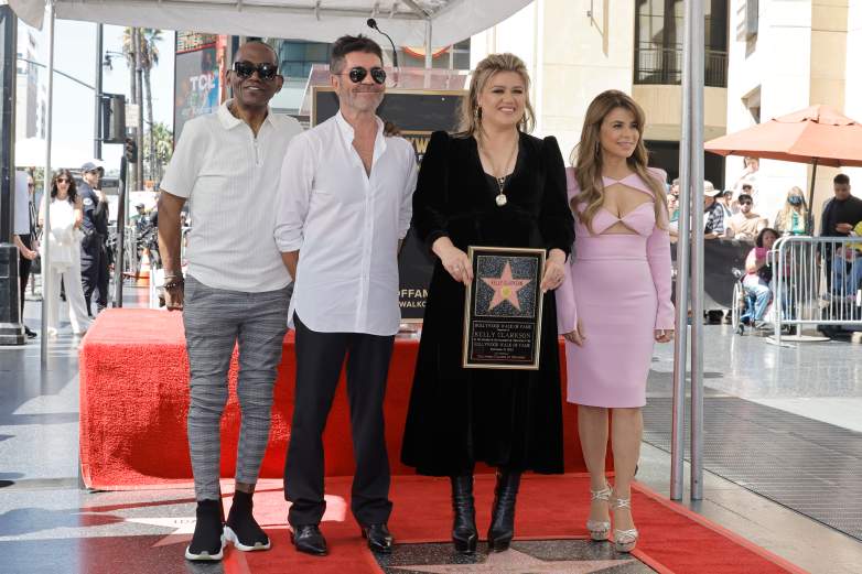 Randy Jackson, Simon Cowell, Kelly Clarkson, Paula Abdul