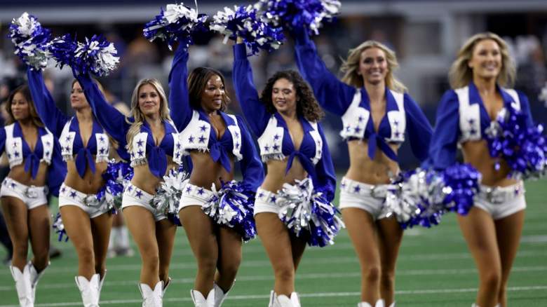 The Dallas Cowboys Cheerleaders.