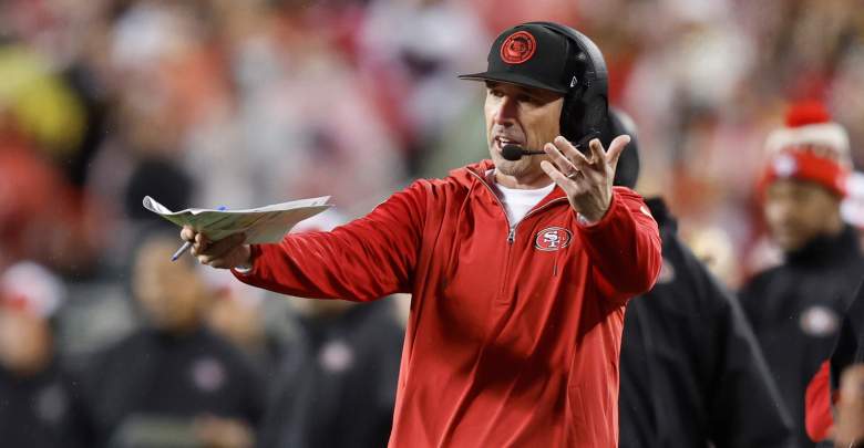 San Francisco 49ers head coach Kyle Shanahan