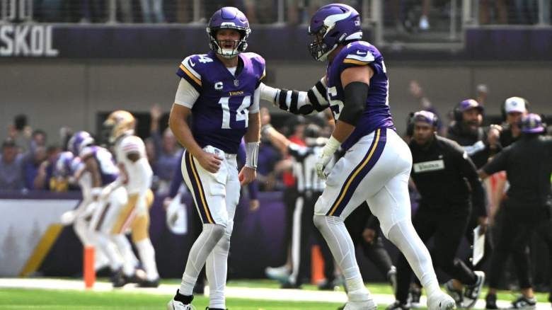 Sam Darnold, Brian O'Neill, Minnesota Vikings