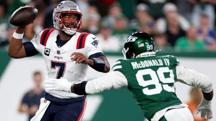 Patriots Make Quick Decision About Jacoby Brissett After Week 3