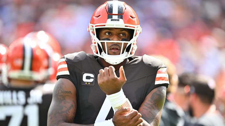 Calls are growing for the Browns to bench Deshaun Watson.