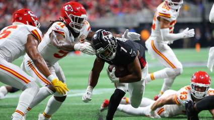 Atlanta Falcons Raheem Morris and Bijan Robinson Developing Bond