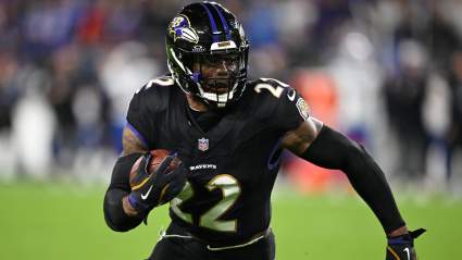 Derrick Henry Reacts to 1 Play from 209-Yard Night for Ravens