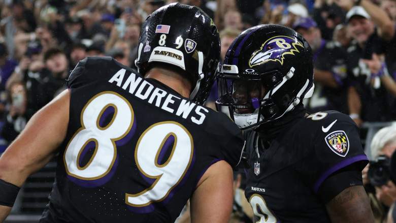 Mark Andrews and Lamar Jackson