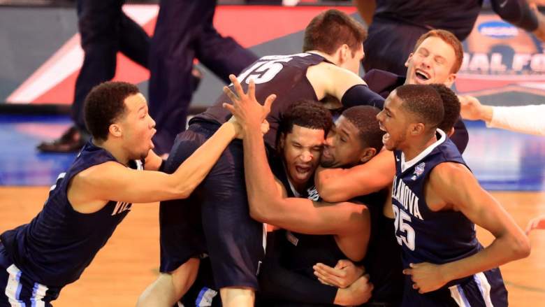 Ryan Arcidiacono with Knicks star Jalen Brunson, Mikal Bridges, Donte DiVincenzo and Josh Hart