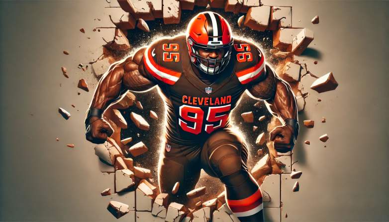 Cleveland Browns DE Myles Garrett is the reigning Defensive Player of the Year.