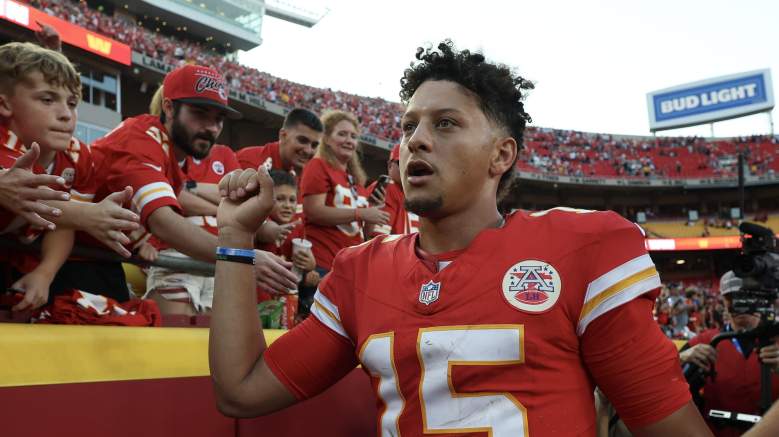 Chiefs QB Patrick Mahomes.