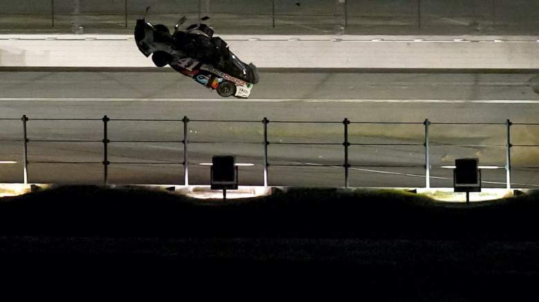 NASCAR Next Gen car crash at Daytona.